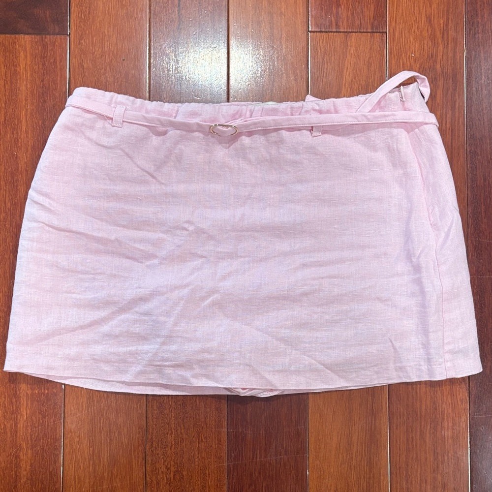 Abercrombie and Fitch M 100% Linen Skort